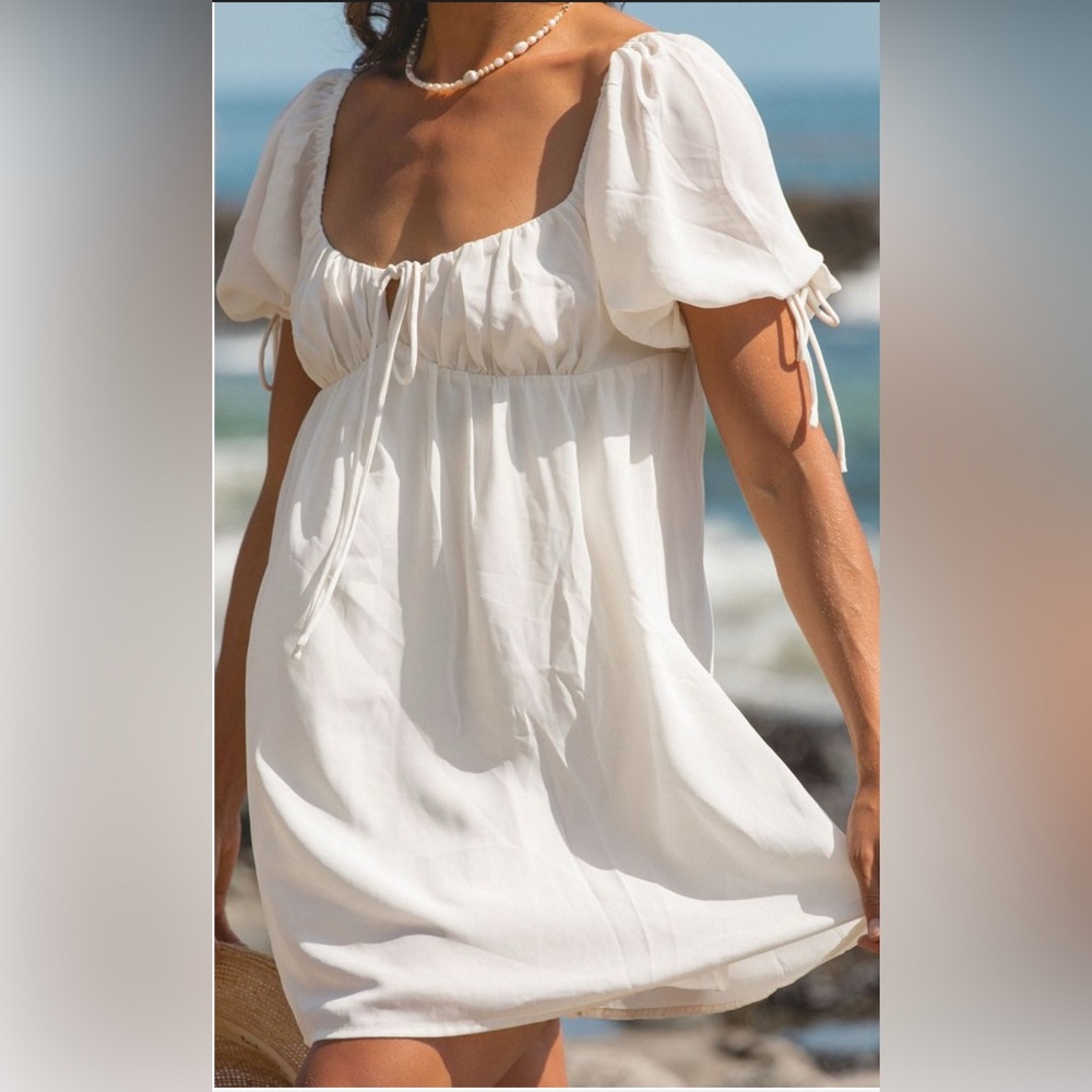 Solai The Label / Willow Chiffon Babydoll Mini Dress